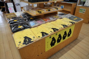 物産館の特産品コーナー